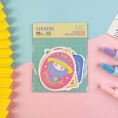 OEM Childrens Sticker Books 128gram Mobile Phone Stickers for Water Decorative