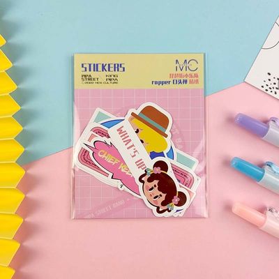OEM Childrens Sticker Books 128gram Mobile Phone Stickers for Water Decorative