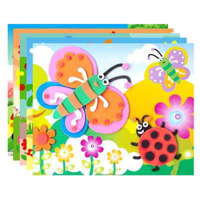 Educational Toys 3D Sponge Sticker Manual DIY Cute Puffy Stickers